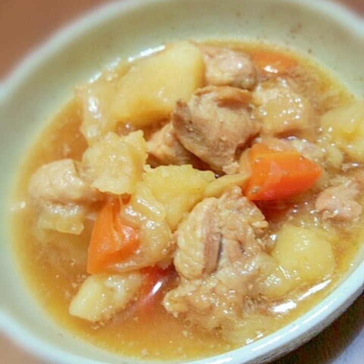 鶏肉で!肉じゃが